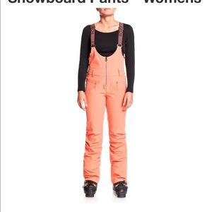 Roxy summit snow bib pants